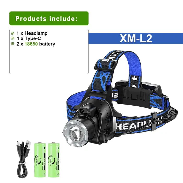 9900000LM lampe frontale Super puissante 800W LED capteur IR phare