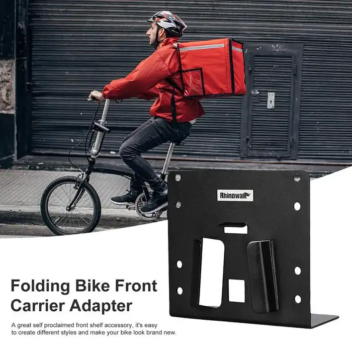 Sac adaptateur avant de vélo pliable en aluminium pour Bromptons, accessoires de cyclisme