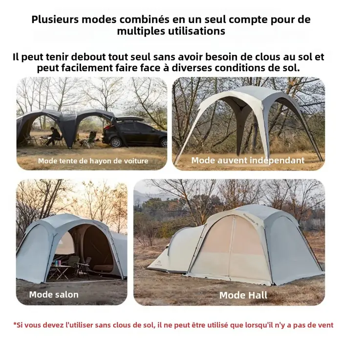 Tente de camping dôme à ouverture rapide Mountainhiker ·