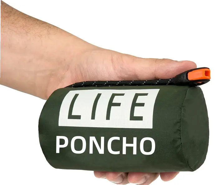 Poncho de survie d'urgence LIFE
