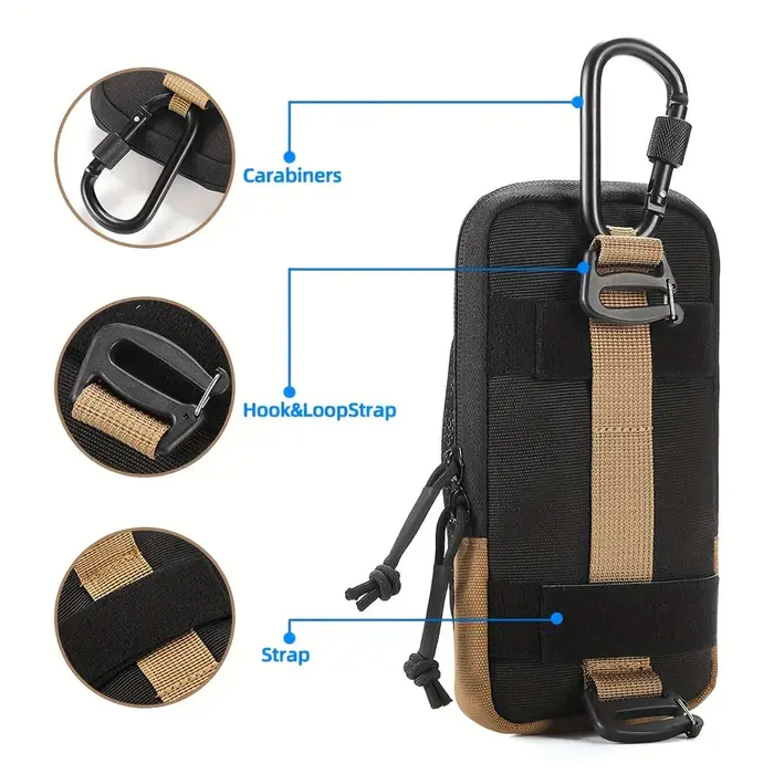 Nouveau sac de taille multifonctionnel pour sports de plein air, alpinisme et randonnée, sac pour téléphone portable, sac d'alpinisme en plein air, 1 pièce