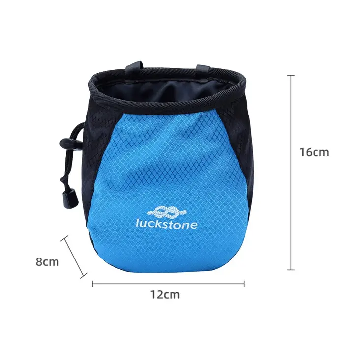 Grand sac de poudre de magnésium sac de craie étanche rangement réglable sac