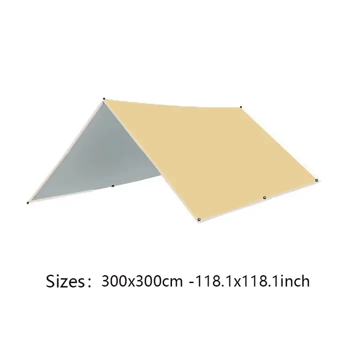 Auvent de camping imperméable, tente légère, hamac en tissu imperméable, adapté au camping en plein 