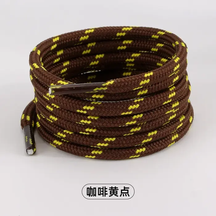 Lacets de randonnée ronds robustes, diamètre 0,5 cm, lacets de bottes d'extérieur très résistants po