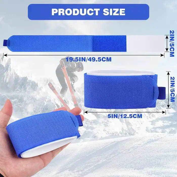 Sangles de Ski sangles de Snowboard ceinture de fixation de traîneau planches de Ski portables en plein air accessoire de bande fournitures en Nylon outil de fixation de Ski