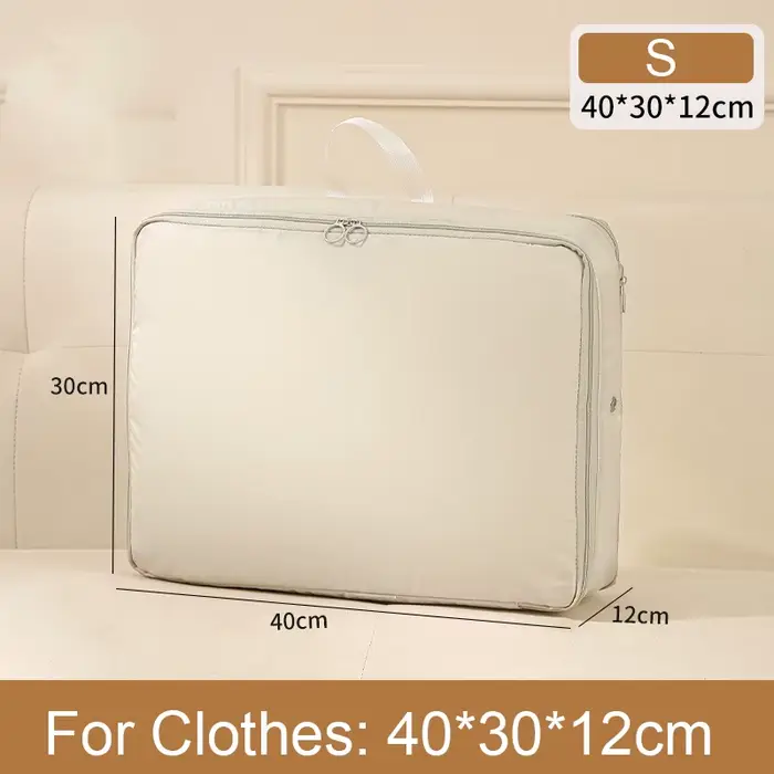 Sac de rangement de couette, sac de Compression en tissu pour chambre à coucher, sac de rangement de