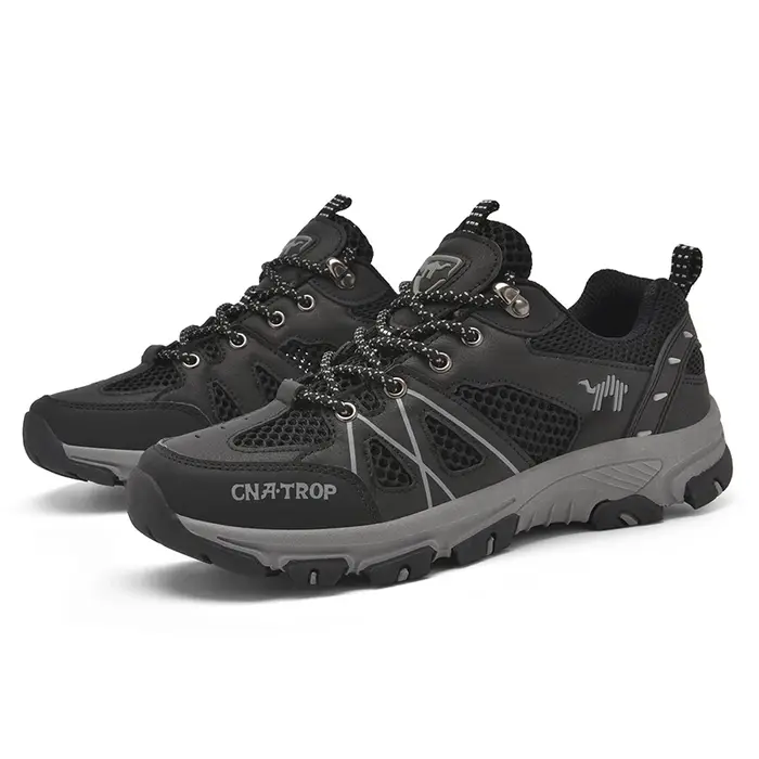 Chaussures de randonnée pour hommes, chaussures de sport simples en maille respirante, chaussures de