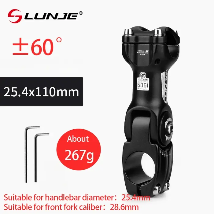 Tige de vélo vtt réglable 25.4 31.8mm