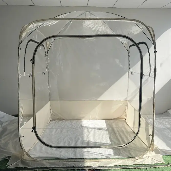 Tente panoramique transparente pour grand espace