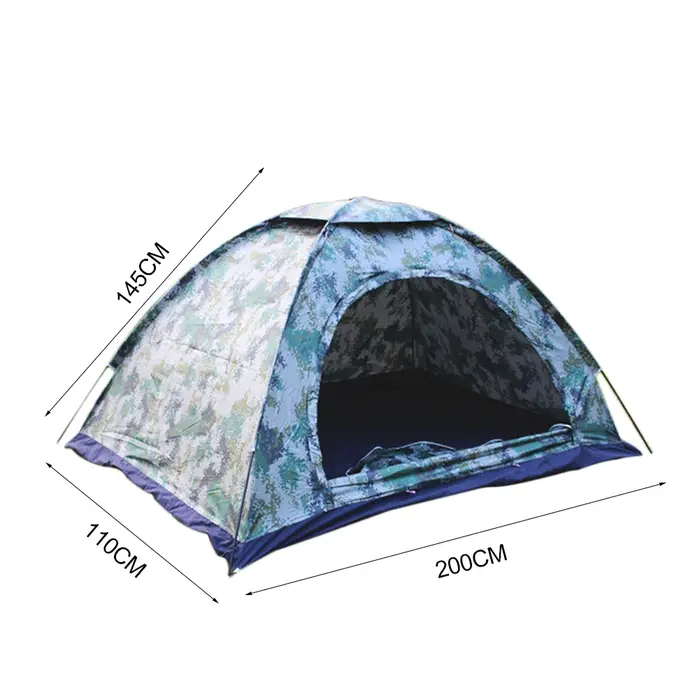Tente de camping monocouche CamSolomon, portable, étanche, abri de randonnée, accessoires de camping