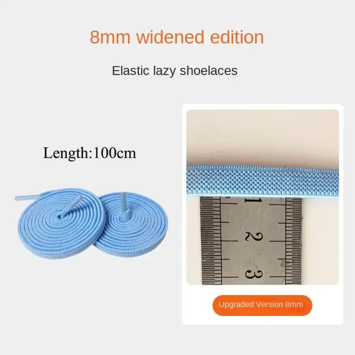Lacets élastiques durables sans nœuds pour chaussures de course
