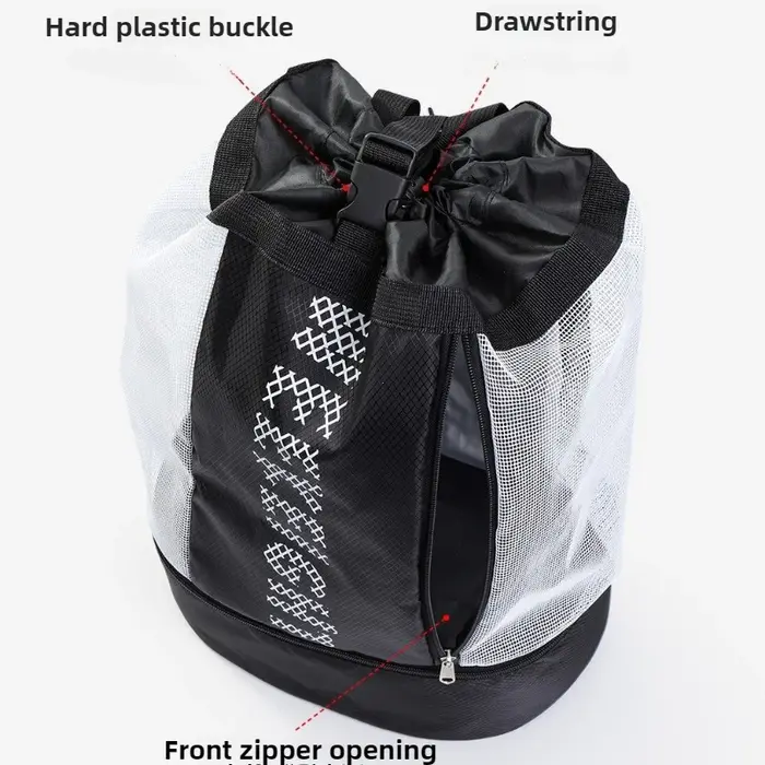 Sac à dos en maille pour natation sèche et humide