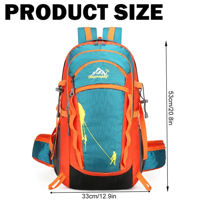 40L randonnée sac à dos léger Sports de plein air courte Distance voyage sac à dos Camping essentiels sac hommes femmes aventure sac
