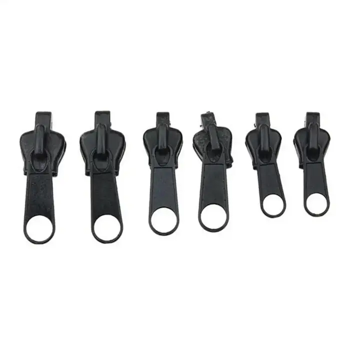 Kit de réparation universel instantané pour fermetures éclair, 6 pièces/ensemble, pour tirettes, cur