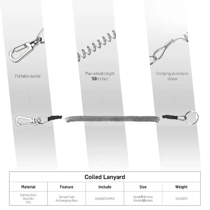 Matériel de randonnée élastique rétractable