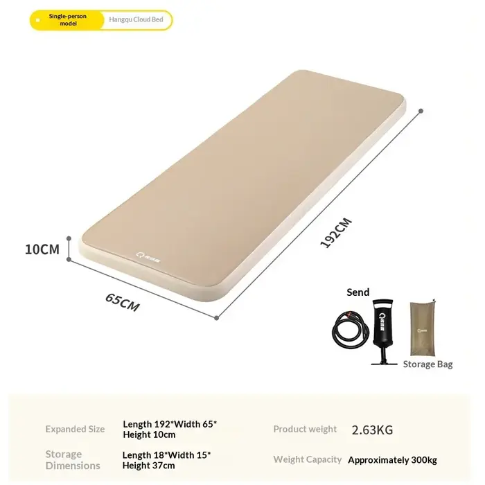 Lohascamping Camping matelas pneumatique Compact pliant lit de couchage tente tapis 1-2 personnes ta