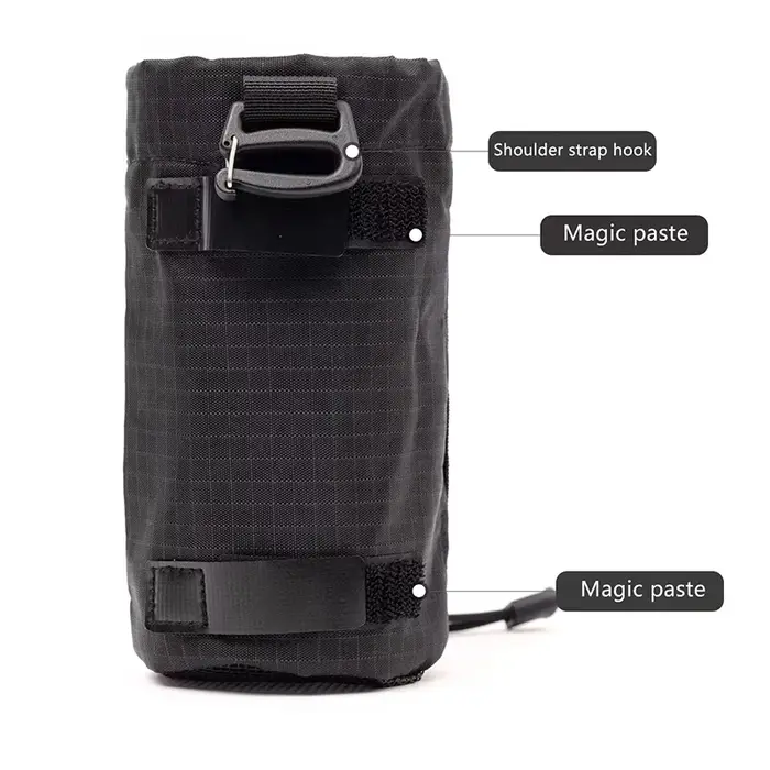 Sac à dos d'aventure en plein air avec sac de bouilloire ; Pochette suspendue pour téléphone portable de camping et rangement de bouteille d'eau de randonnée