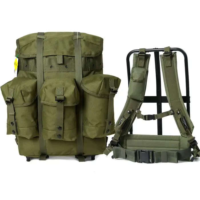 ALICE-Sac à dos militaire avec cadre externe en métal, pack moyen, sac à dos de survie de l'armée, O