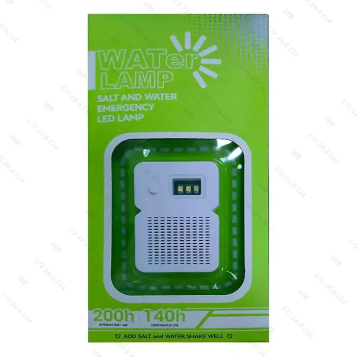 Lampe LED à eau salée, étanche