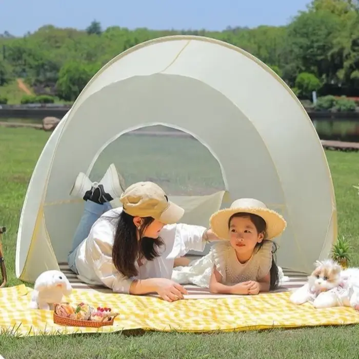 Tente de camping automatique portable à installation instantanée pour 2 à 4 personnes