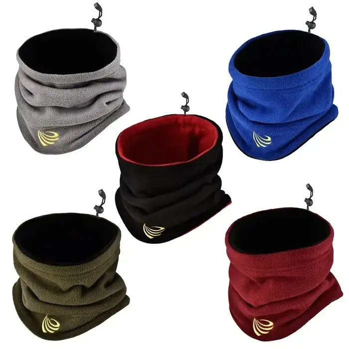 Hiver Camping polaire cou Ski Tube écharpe Snowboard demi-masque couverture faciale pour hommes et femmes en plein air résistant au froid col