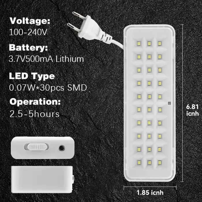 Lumière de lutte contre l'incendie 30LED