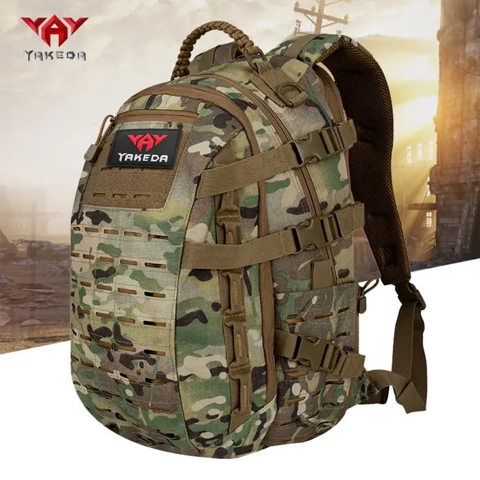 YAKEDA sac à dos extérieur grande capacité avec sangle de taille et de poitrine