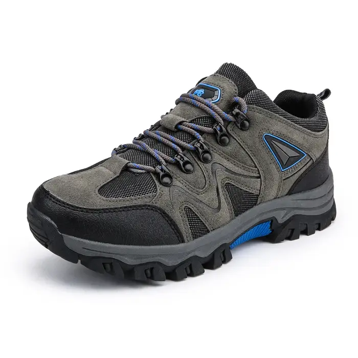 Chaussures de randonnée tout-terrain pour hommes, dessus en mesh respirant, légères, antidérapantes,