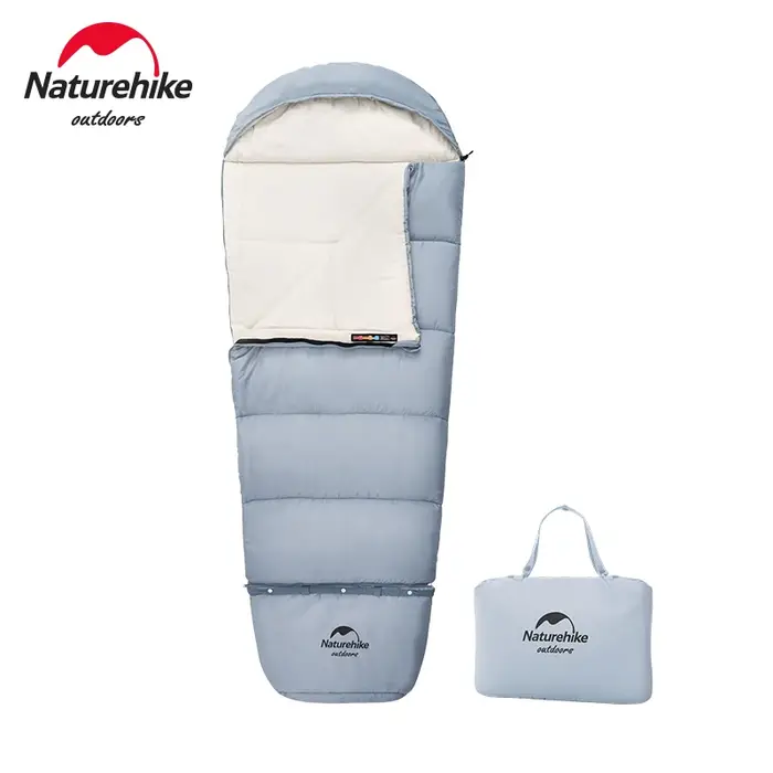 Naturehike-sac de couchage pour enfants, épissage étendu, camping, randonnée, chaud, momie, extérieur