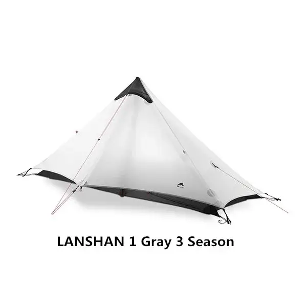FLAME'S CREED Lanshan 1 personne tente de Camping ultralégère extérieure simple homme 3 saisons prof