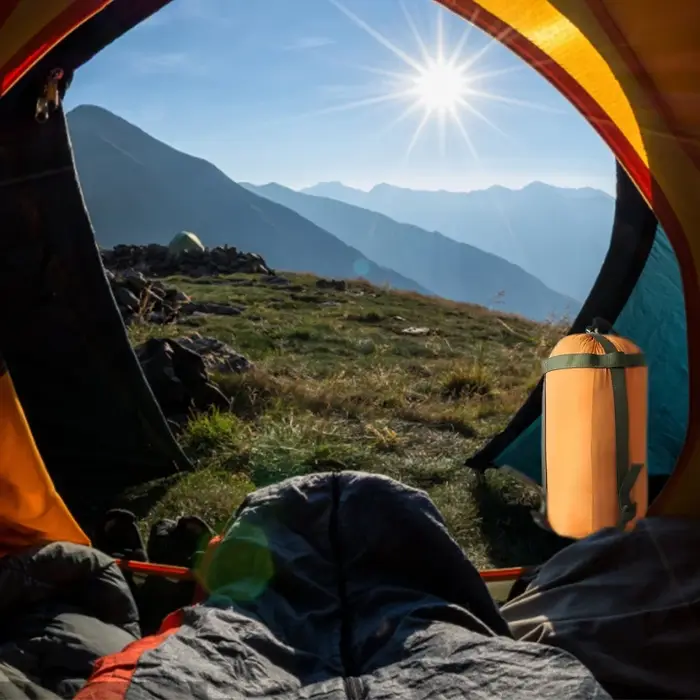 Sac de couchage de camping en plein air