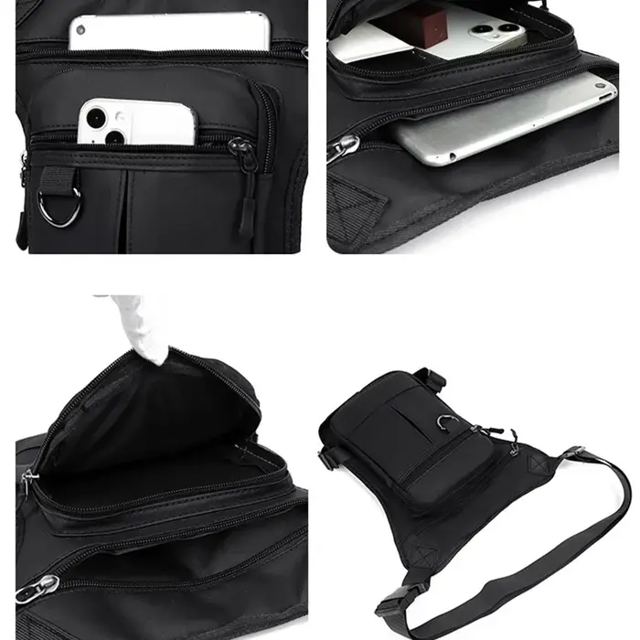 Sac de voyage tactique étanche moto taille jambe sac hommes hanche Bum Pack