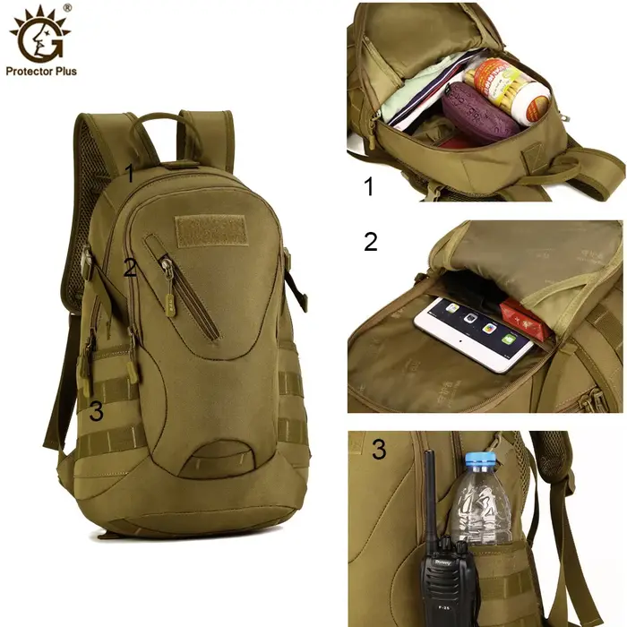 Sac à dos tactique militaire d'extérieur 3D