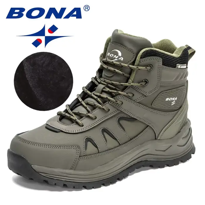 Chaussures de Randonnée Montantes Antidérapantes pour Homme
