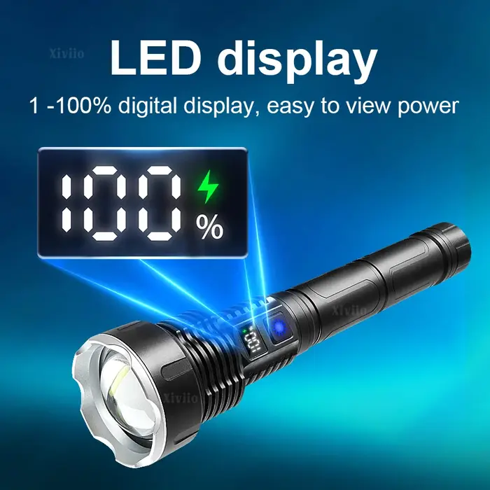 Lampe torche la plus puissante 48000000LM