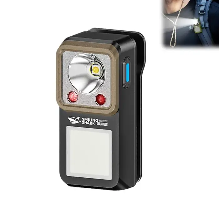 Lampe torche LED magnétique à clipser pour signalisation, cyclisme, utilisation en extérieur et en i