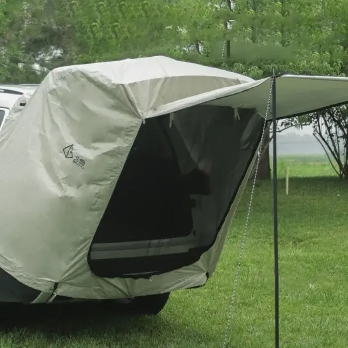 Tente de voiture de conduite en plein air SUV, Portable, Simple, résistante au soleil, pour véhicule