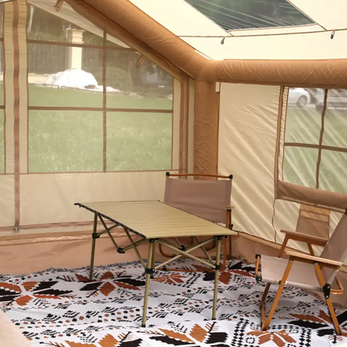 Tente gonflable portable imperméable facile à installer pour les événements et le camping - Utilisation commerciale Tissu Oxford Quatre saisons Prix d'usine pas cher