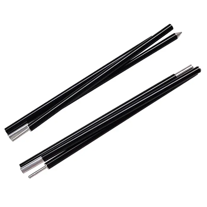 Cest UL 120CM de Long diamètre 13MM/16MM/19MM couleur noir/rouge tige de tente Support pôle abri bâche auvent en alliage d'aluminium