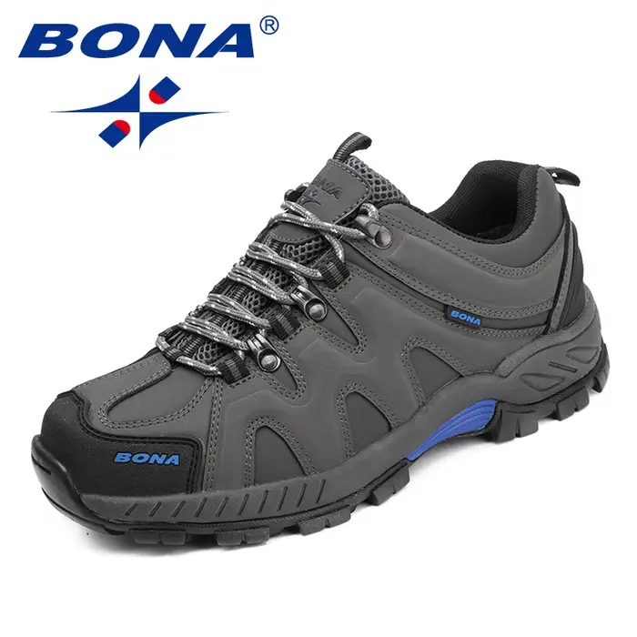 BONA nouveauté Style classique hommes chaussures de randonnée à lacets