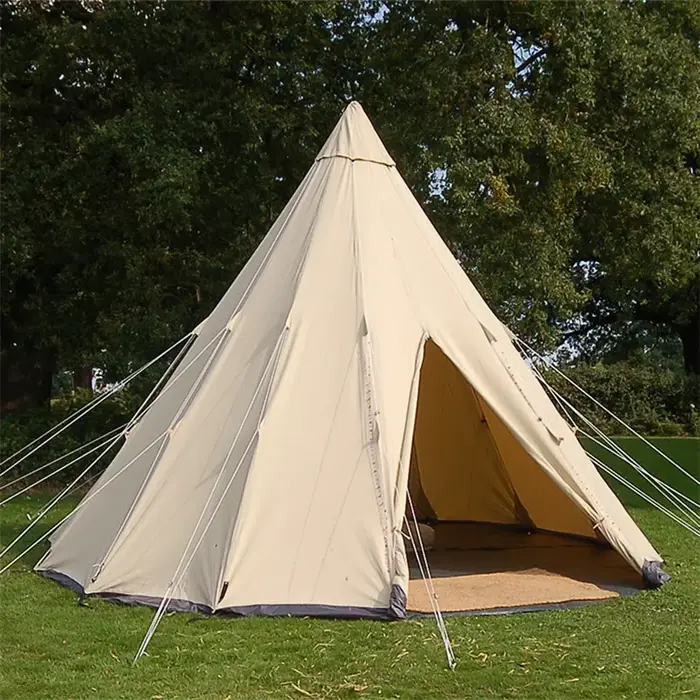 Tente Wigwam de camping pour 5 à 8 personnes, style festival
