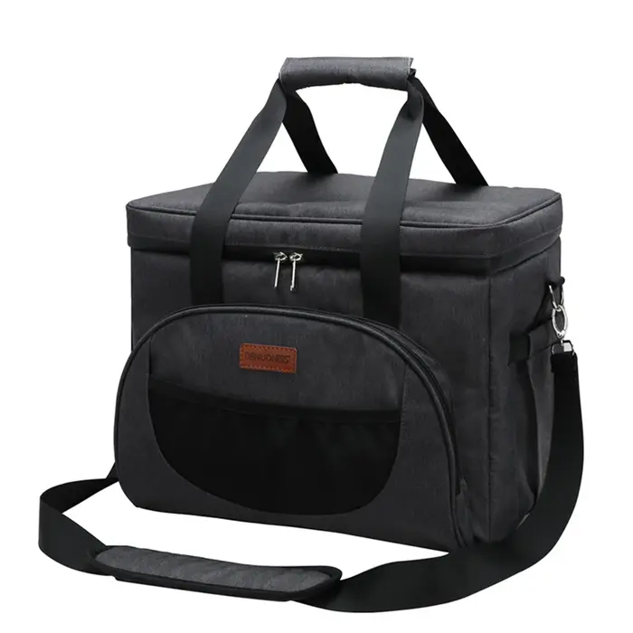 DENUONISS 16/28L sac isotherme à bandoulière pour aliments sac thermique pique-nique Camping sac iso