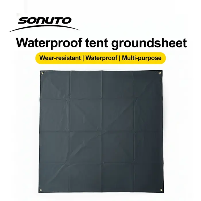 Tapis de sol robuste Sonuto pour tente - Bâche imperméable durable pour protection supplémentaire