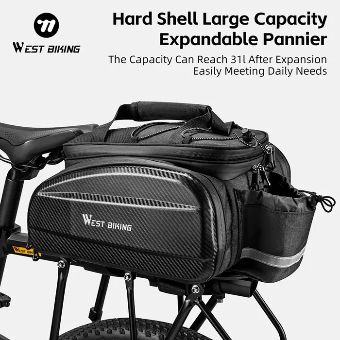 WEST BIKING – sac de vélo étanche en Polyester EVA 17-31l