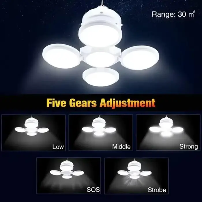 Lanterne solaire portative de Camping Led Rechargeable lampe de tente suspendue extérieure ampoules 
