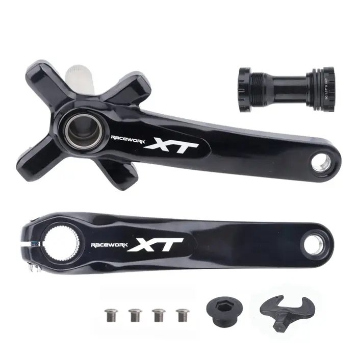 RACEWORK XT vtt pédalier de vélo 104BCD VTT manivelle 170mm 175mm Hollowtech manivelles intégrées 32