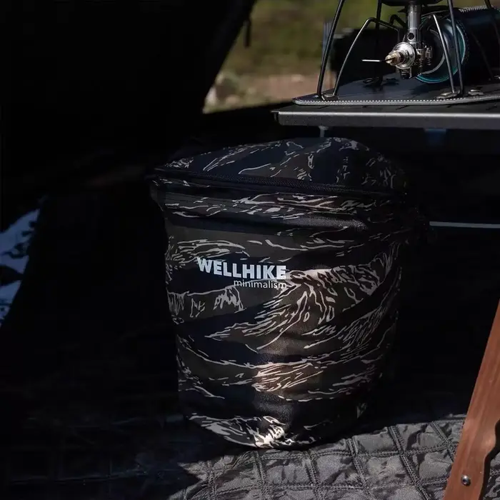Poubelle de camping extérieure 20L pliable