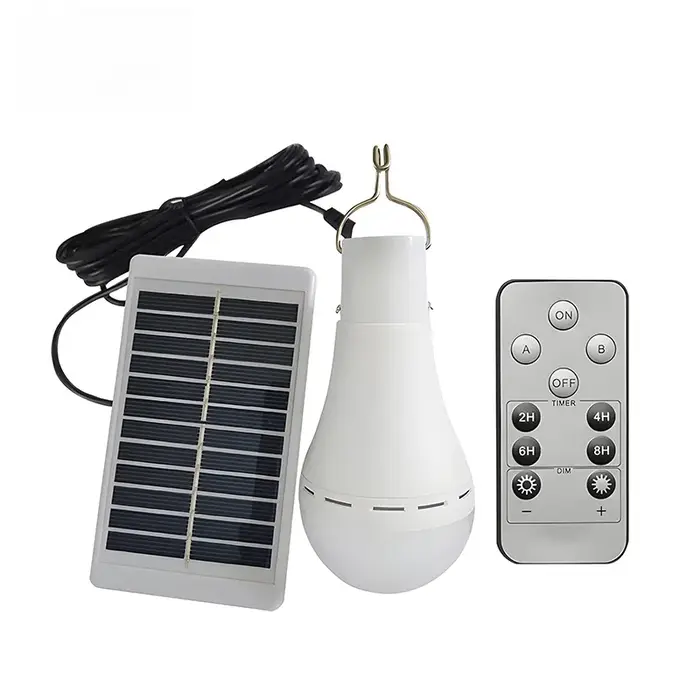 Lampe de secours solaire Rechargeable USB