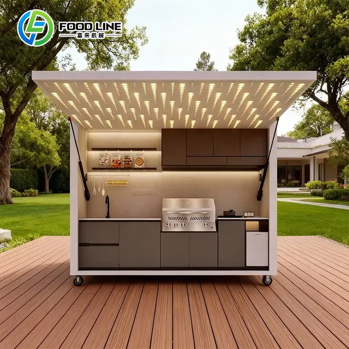 Cuisine de camping en plein air