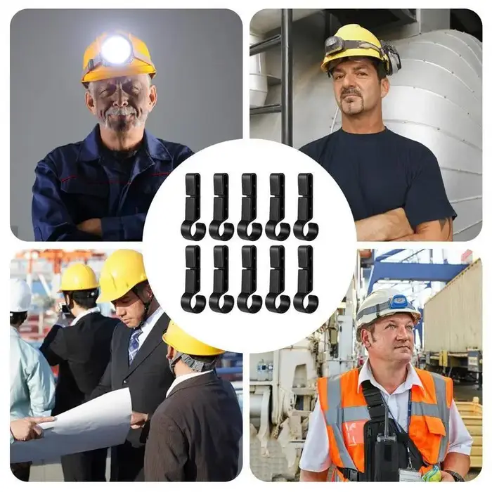 Clips de lampe frontale pour casque rigide